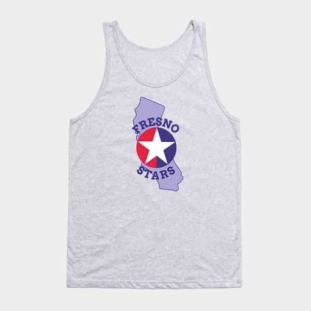 Defunct Fresno Stars WBA Basketball 1978 Tank Top by LocalZonly